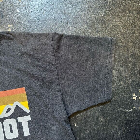 Marmot x Thread Mens Short Sleeve Graphic Tee Charcoal Heather Gray Size Large - Picture 3 of 15